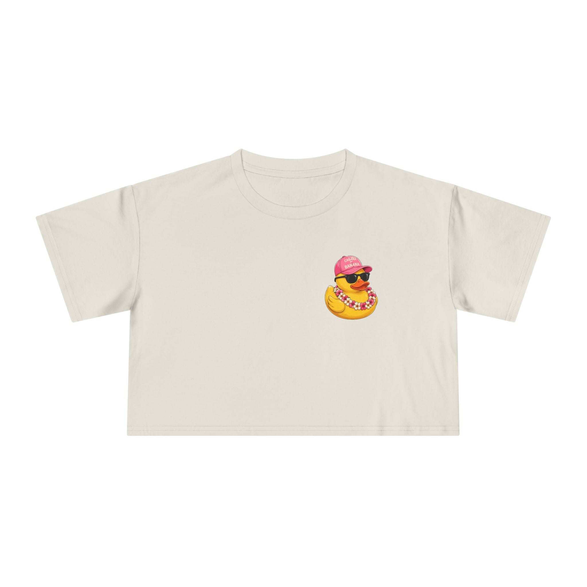Ducking Out of Reality-Crop Tee Shirt