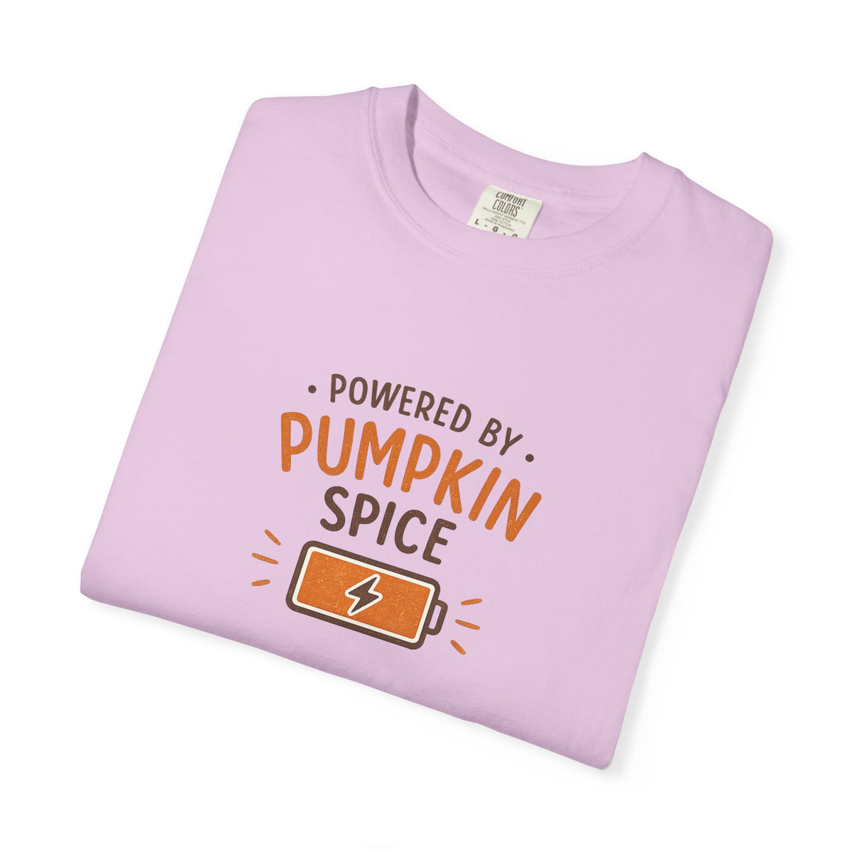 Powered by Pumpkin Spice – Comfort Colors® Tee