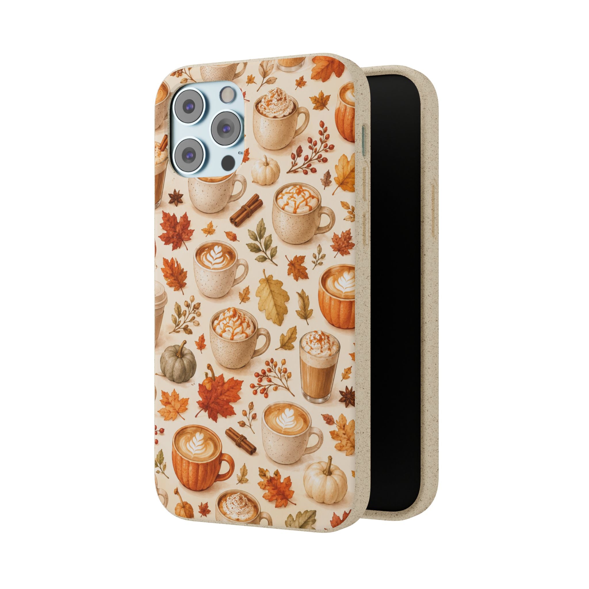 Fall in Love Latte- Eco-Friendly Biodegradable Phone Case