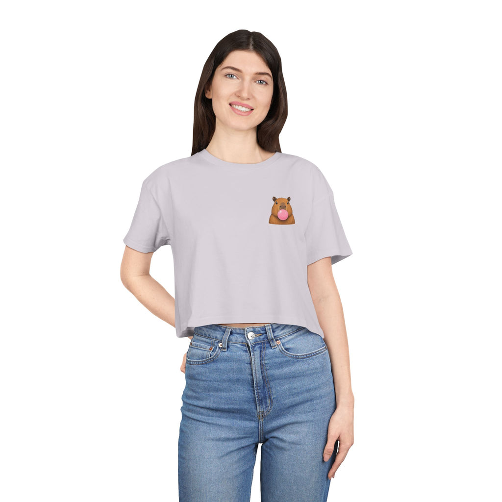 Capy Cabana- Crop Tee