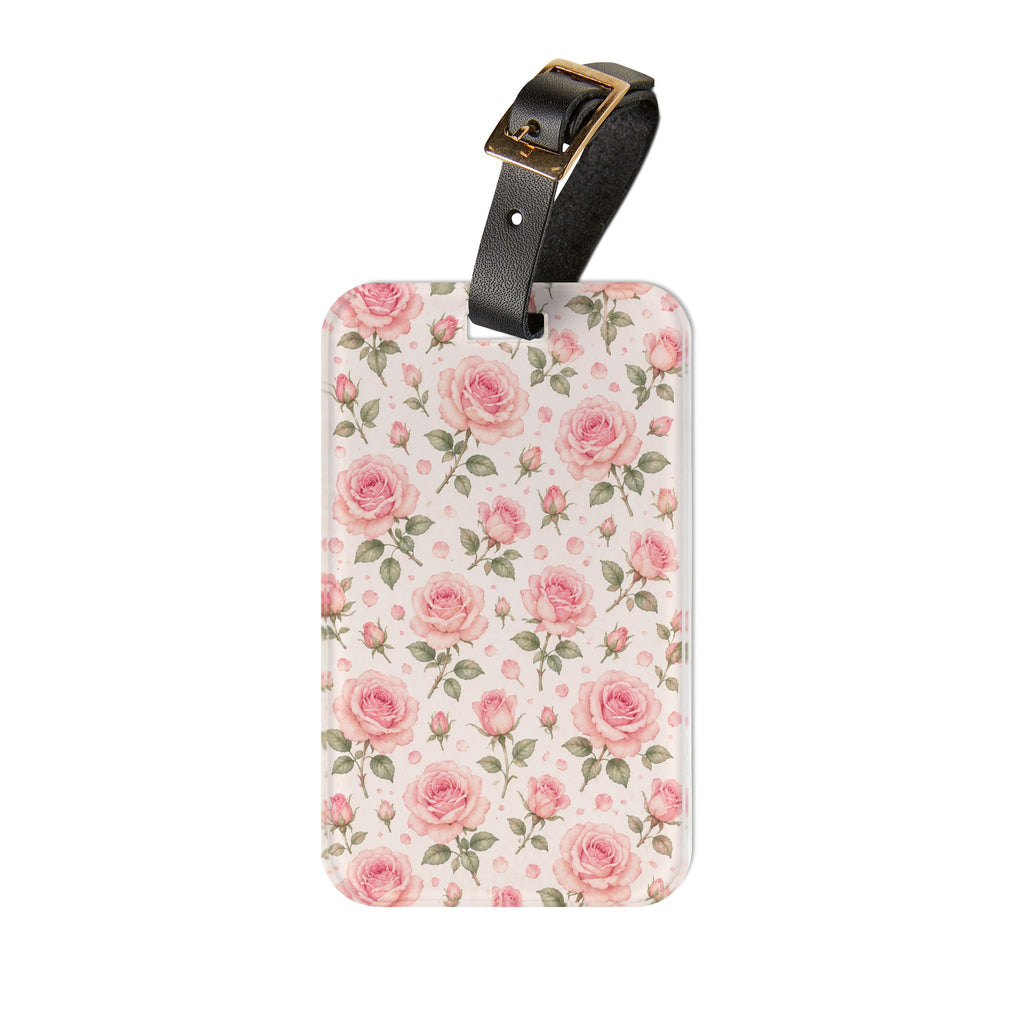 Pink Petals & Paradise-Luggage Tag