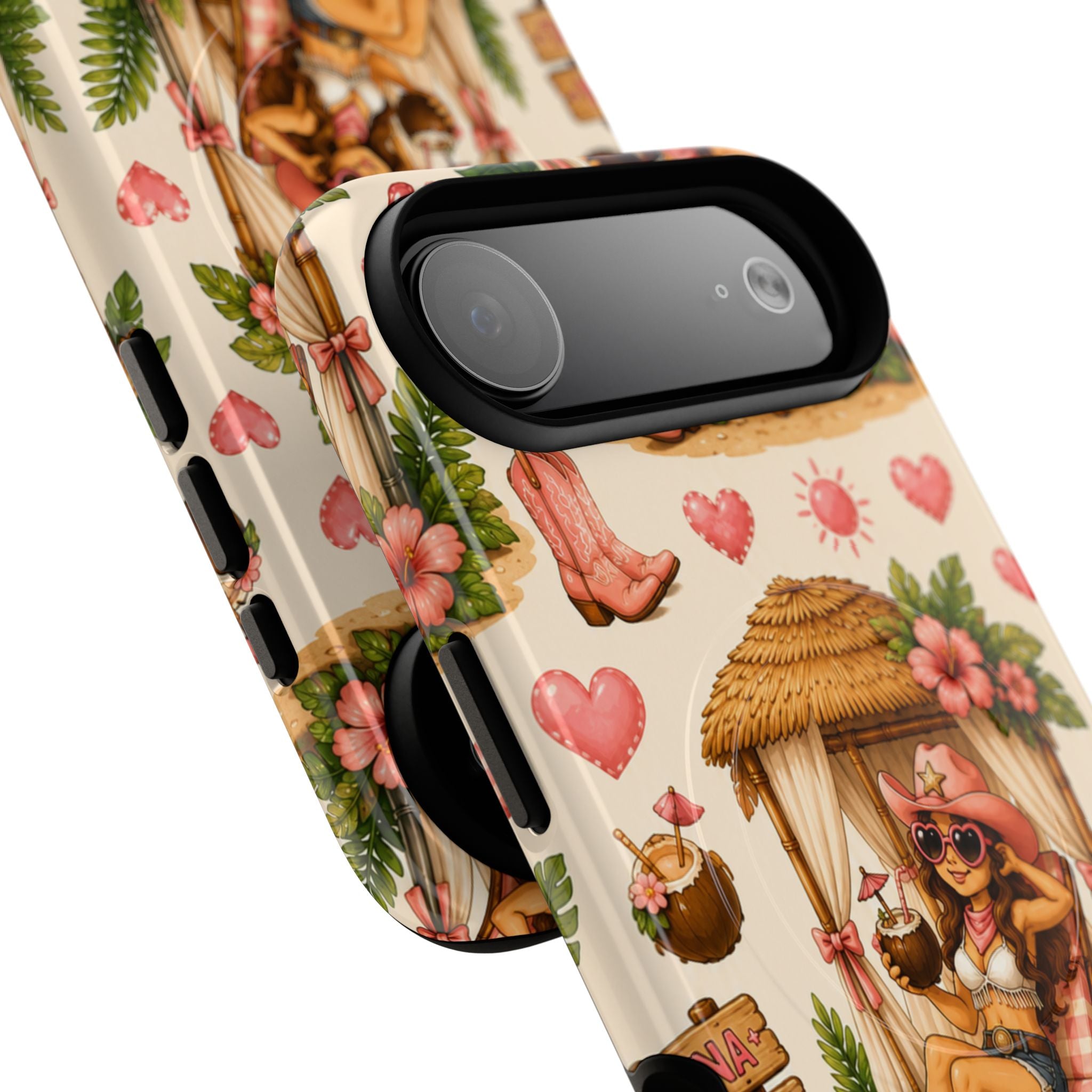 Cabana Cowgirl- Tough Magnetic Phone Case