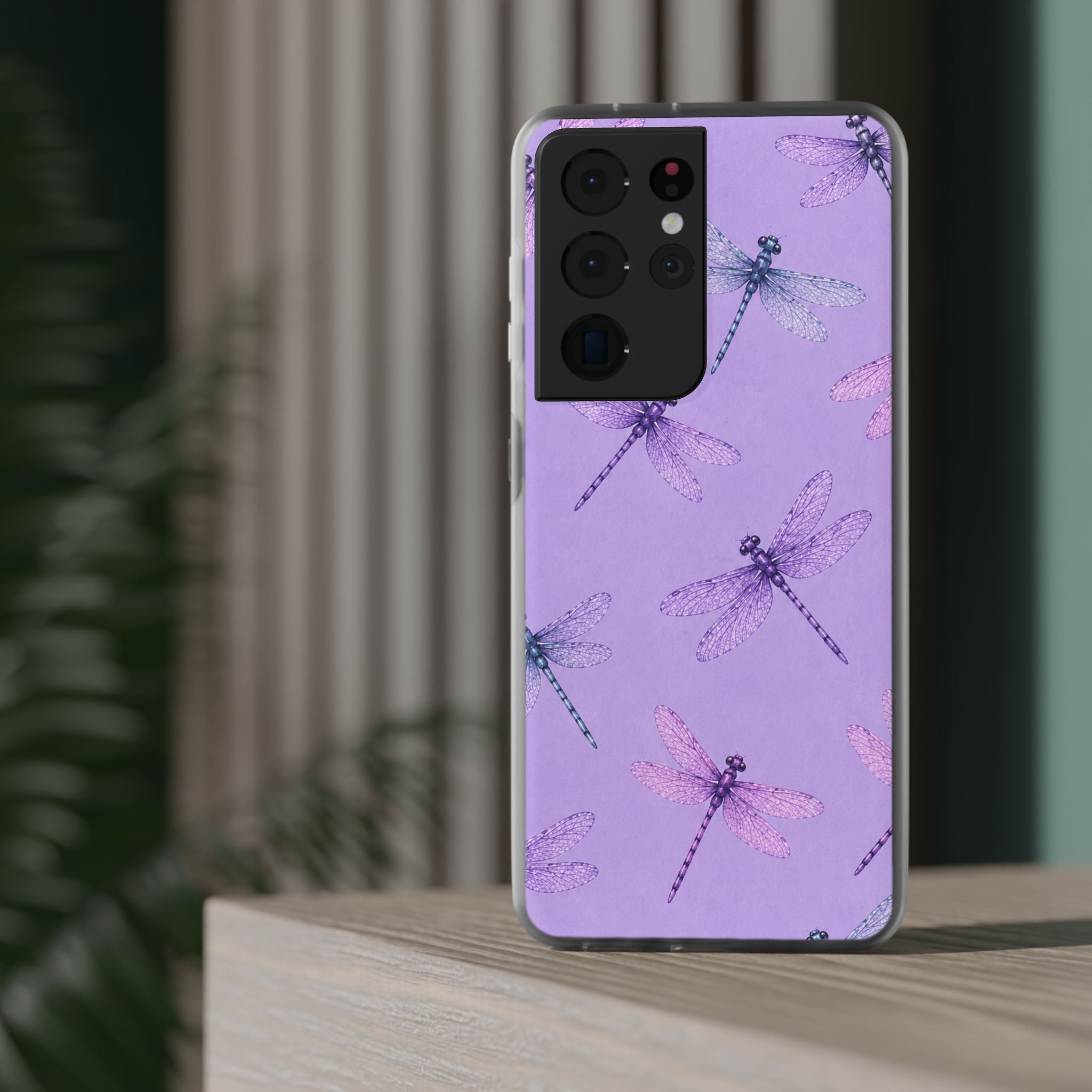 Lavender Dragonfly Dreams-Flexi iPhone & Samsung Phone Case