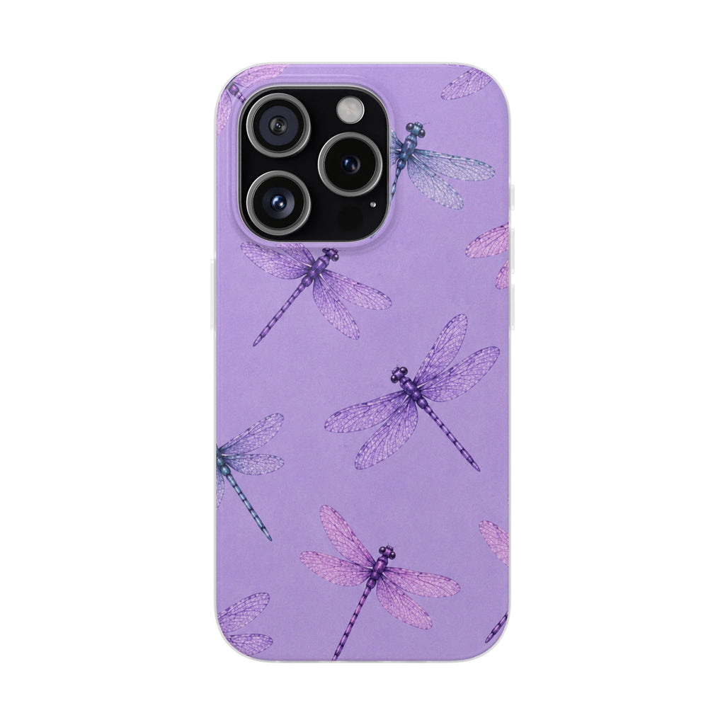 Lavender Dragonfly Dreams-Flexi iPhone & Samsung Phone Case