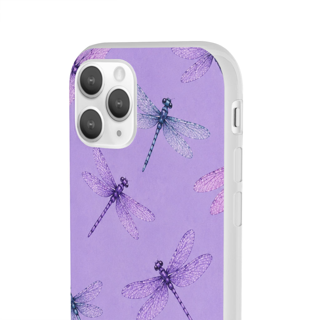Lavender Dragonfly Dreams-Flexi iPhone & Samsung Phone Case