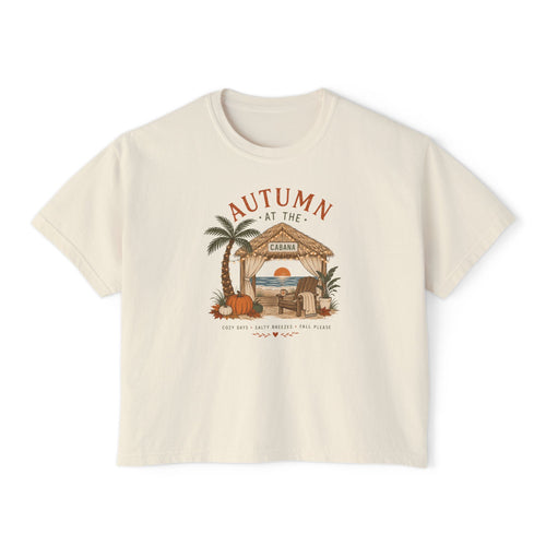 Autumn at the Cabana – Boxy Tee
