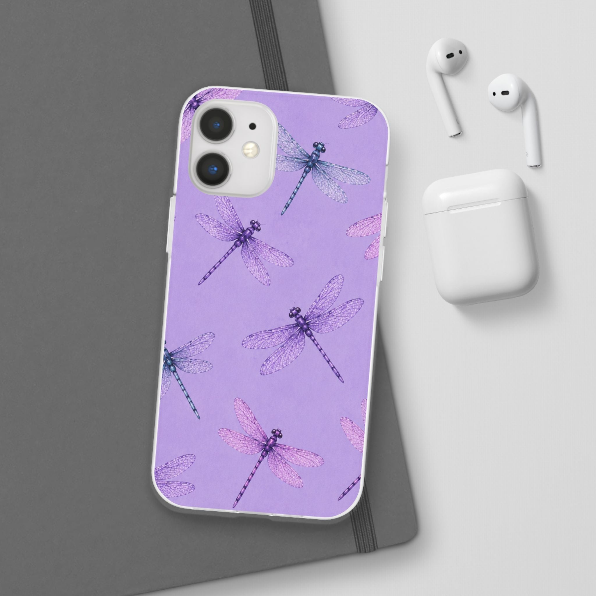 Lavender Dragonfly Dreams-Flexi iPhone & Samsung Phone Case