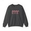 Candy Cane Embroidered Sweatshirt