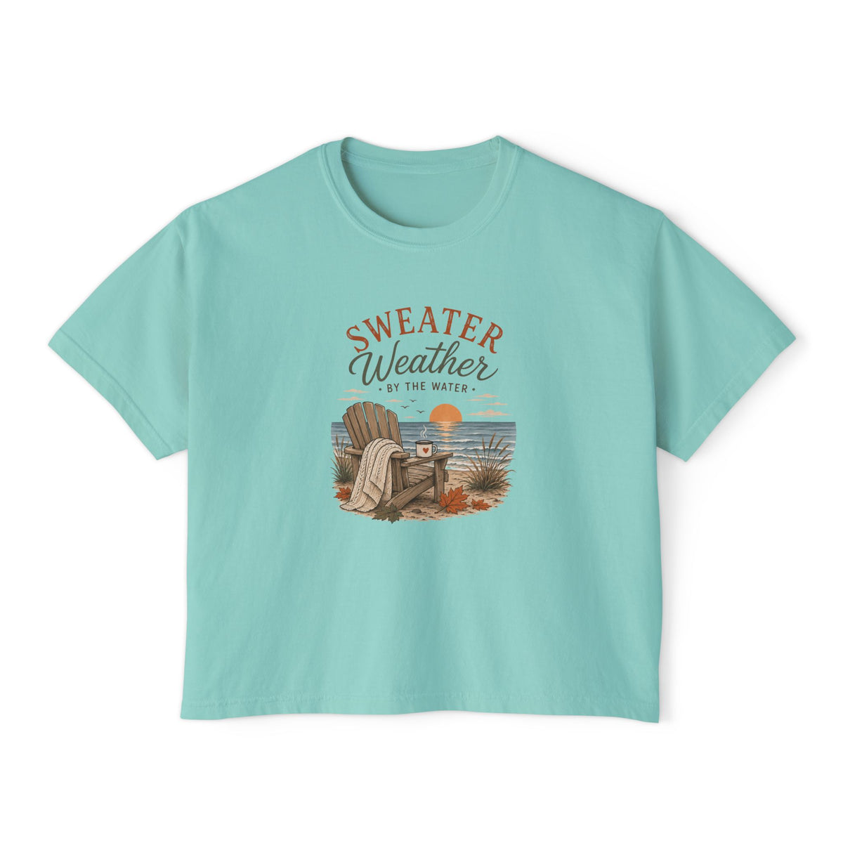 Sweater Weather by the Water – Boxy Tee