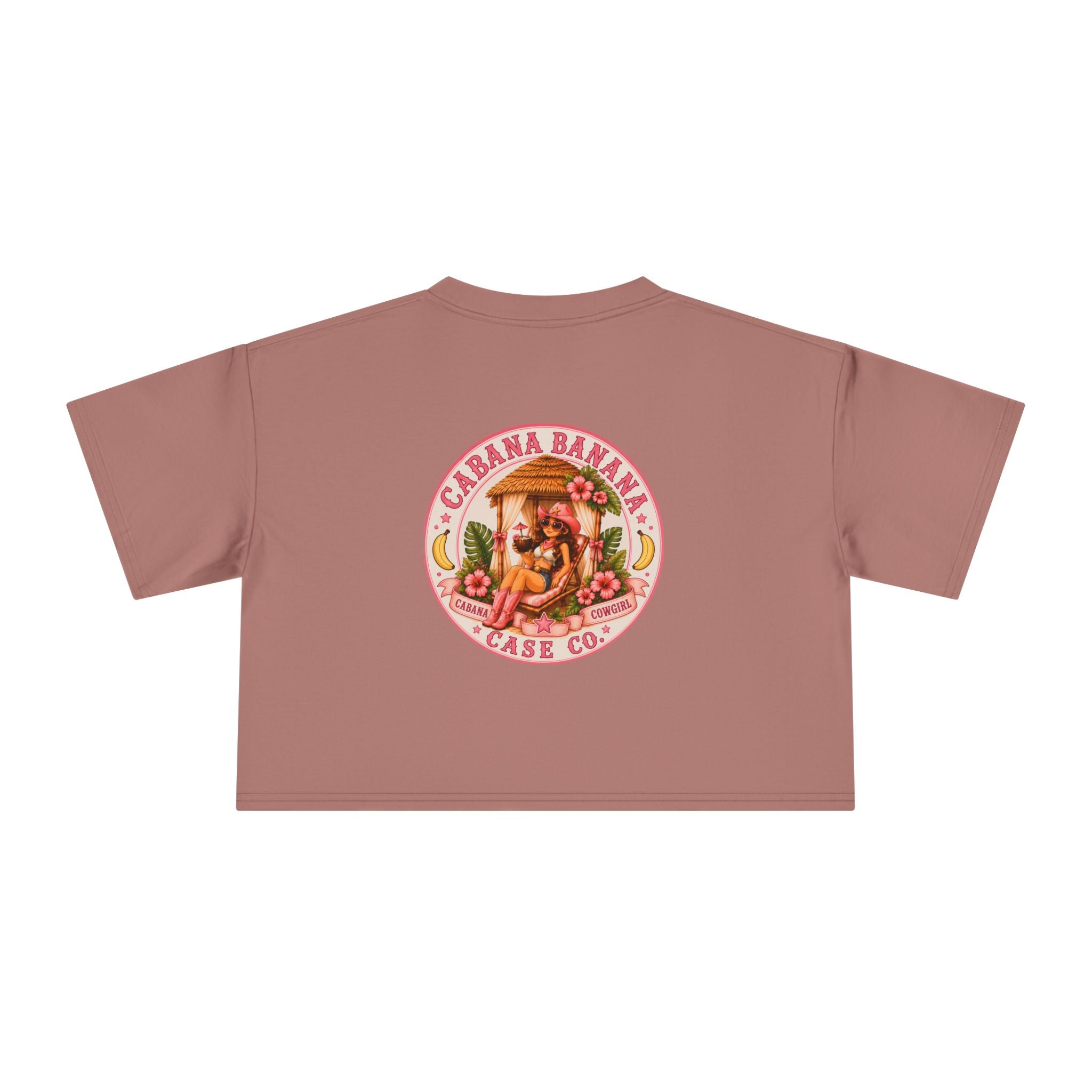 Cabana Cowgirl Crop Tee