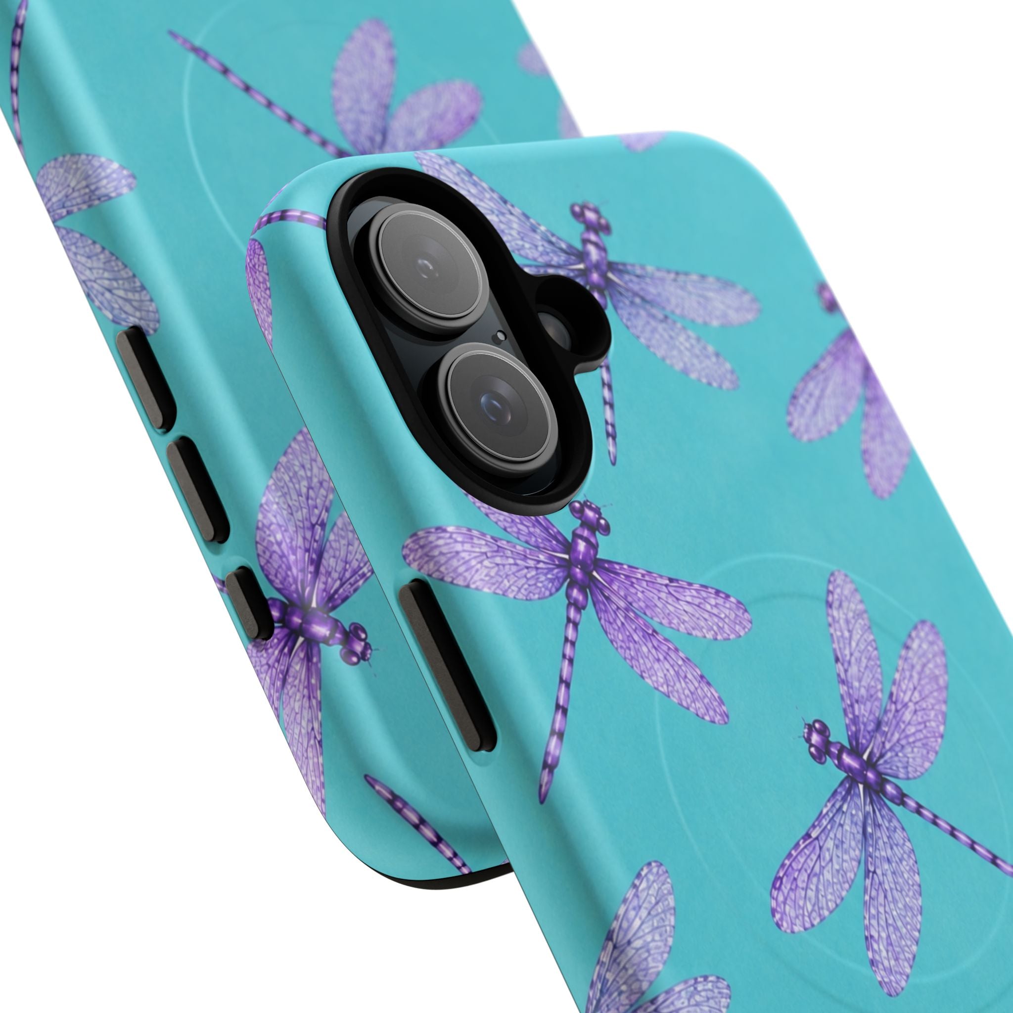 Turquoise Dragonfly Dreams – Tough Magnetic Phone Case
