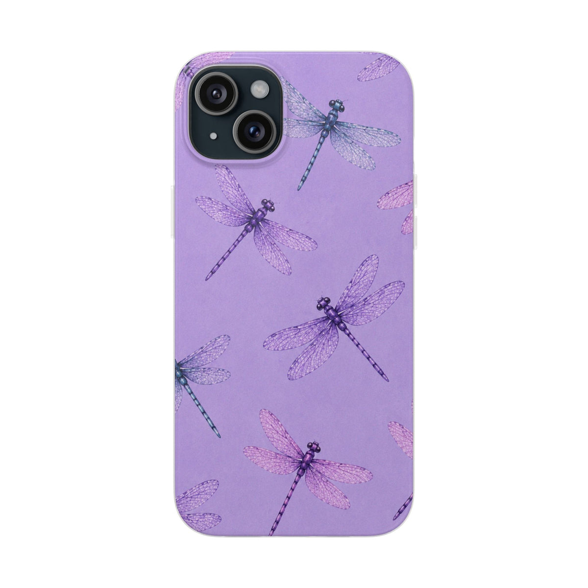Lavender Dragonfly Dreams-Flexi iPhone & Samsung Phone Case