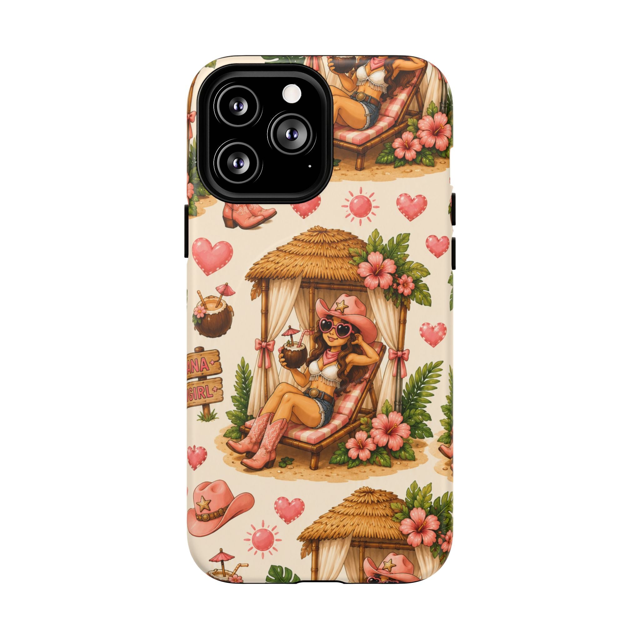 Cabana Cowgirl- Tough Magnetic Phone Case