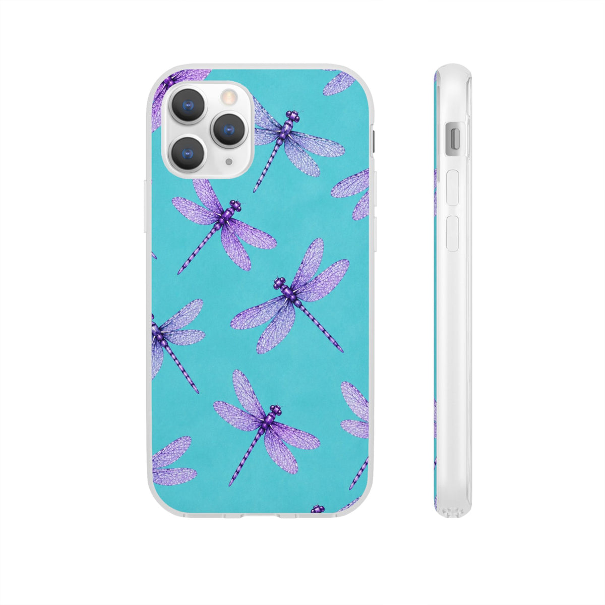 Turquoise Dragonfly Dreams – Flexi iPhone & Samsung Phone Case