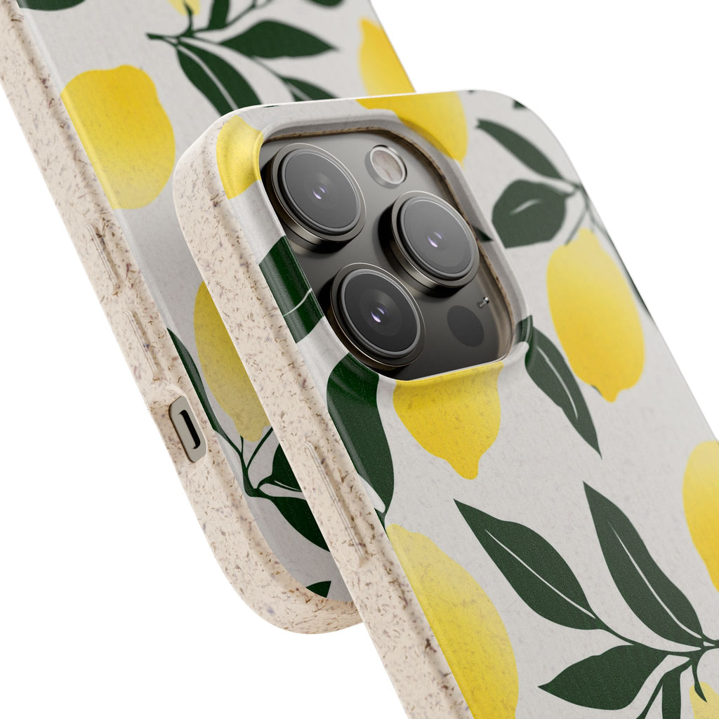 Lemon Escape - Eco-Friendly Biodegradable Phone Case