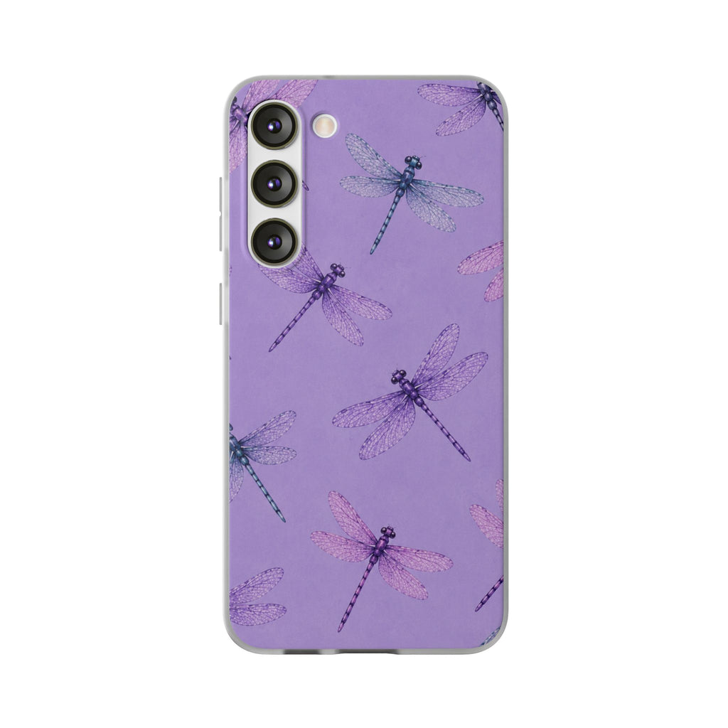 Lavender Dragonfly Dreams-Flexi iPhone & Samsung Phone Case
