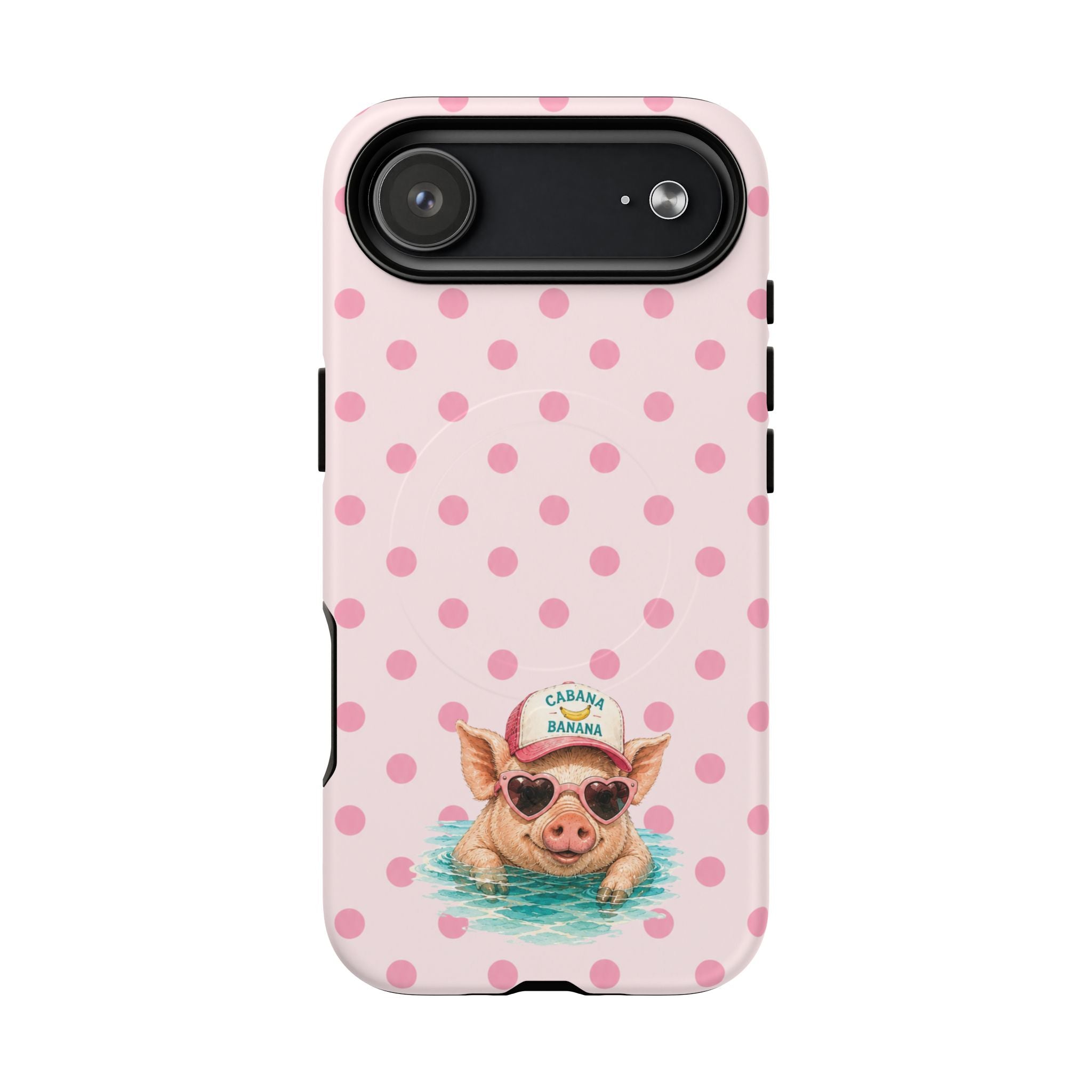 Pink Piggie Confetti- Tough Magnetic Phone Case