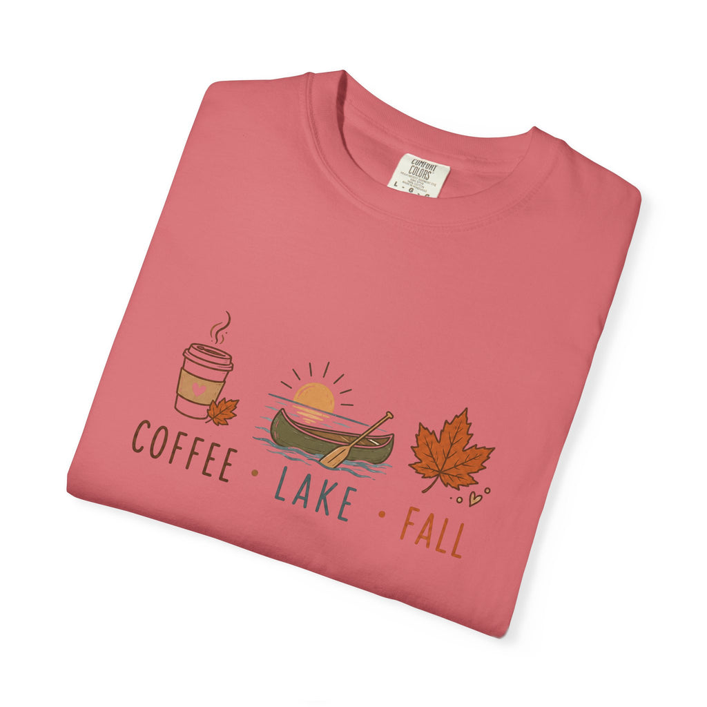 Coffee • Lake • Fall –T-Shirt