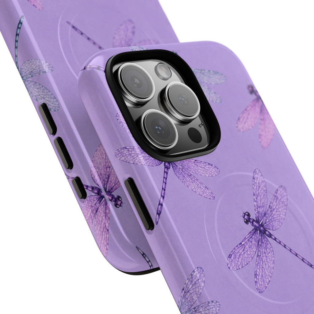 Lavender Dragonfly Dreams – Tough Magnetic Phone Case