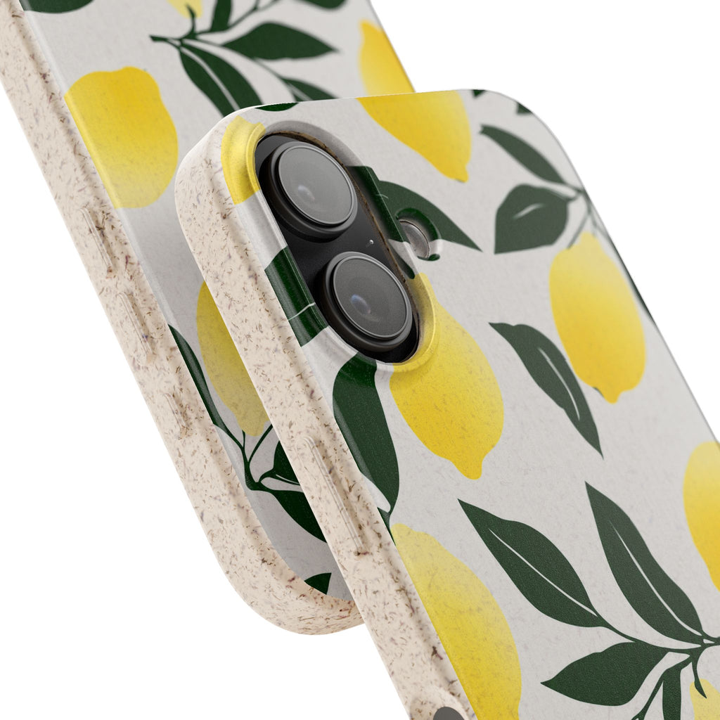 Lemon Escape - Eco-Friendly Biodegradable Phone Case