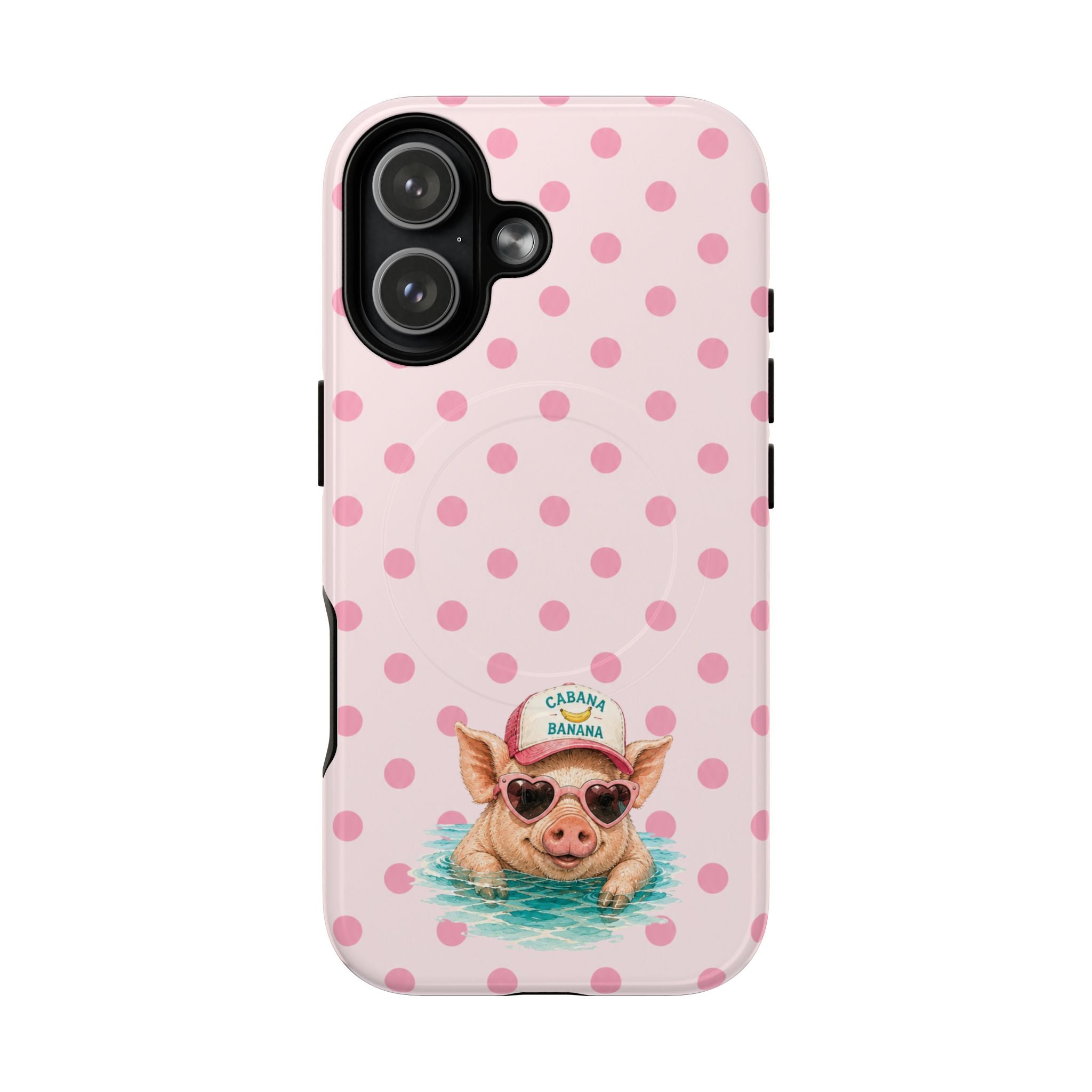 Pink Piggie Confetti- Tough Magnetic Phone Case