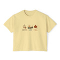 Coffee • Lake • Fall – Boxy Tee