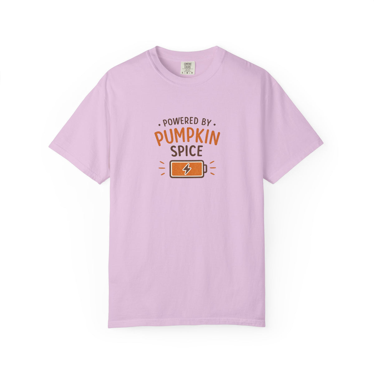 Powered by Pumpkin Spice – Comfort Colors® Tee