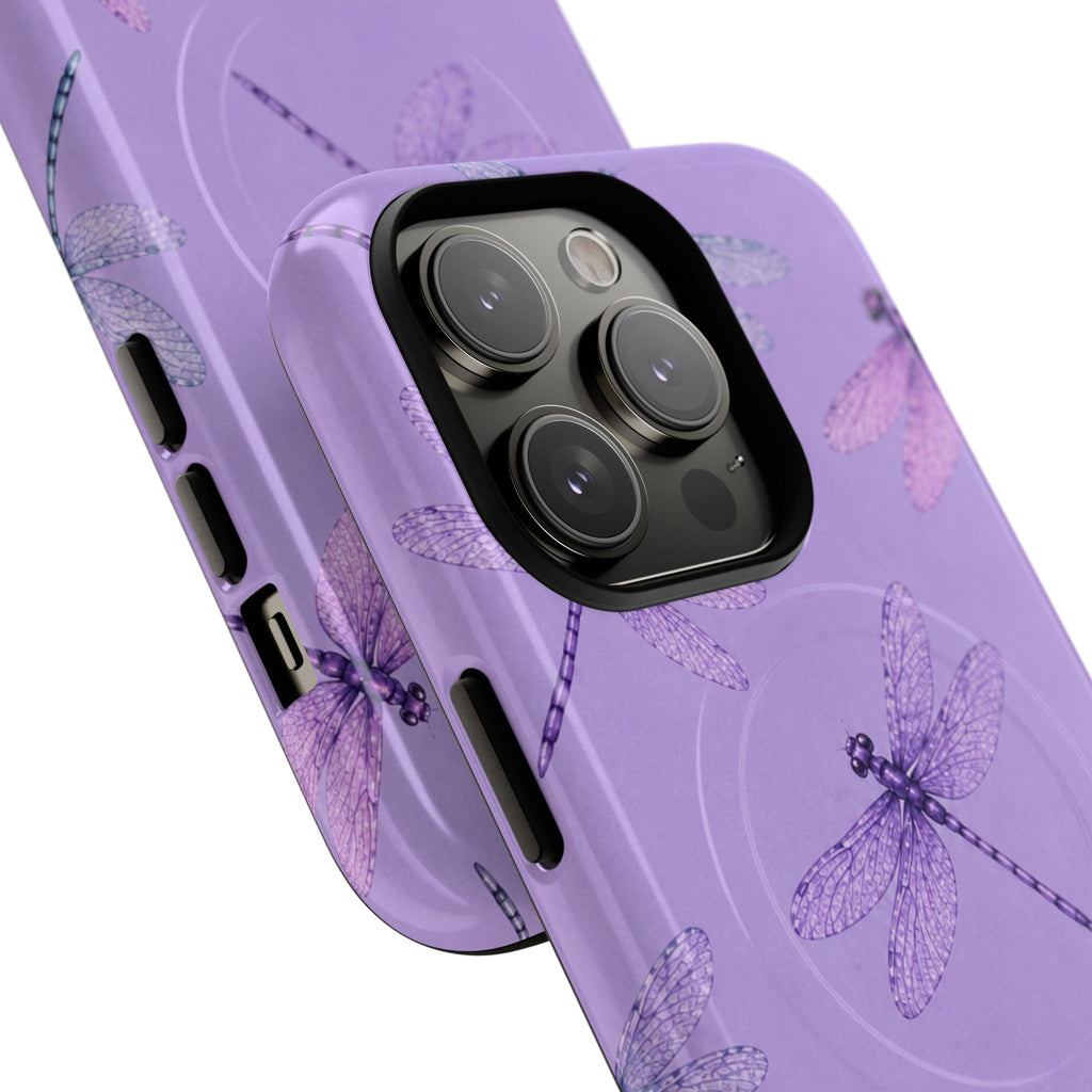 Lavender Dragonfly Dreams – Tough Magnetic Phone Case