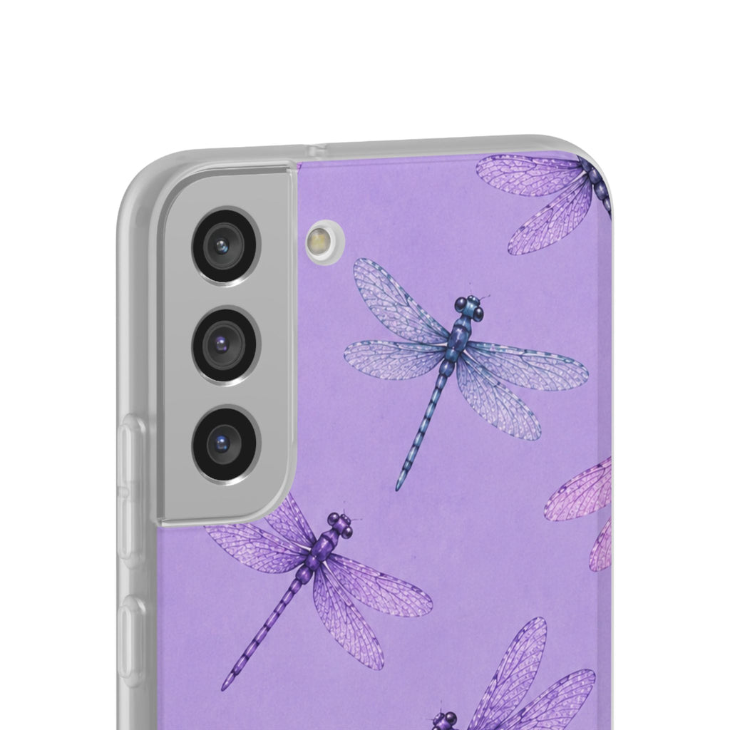 Lavender Dragonfly Dreams-Flexi iPhone & Samsung Phone Case