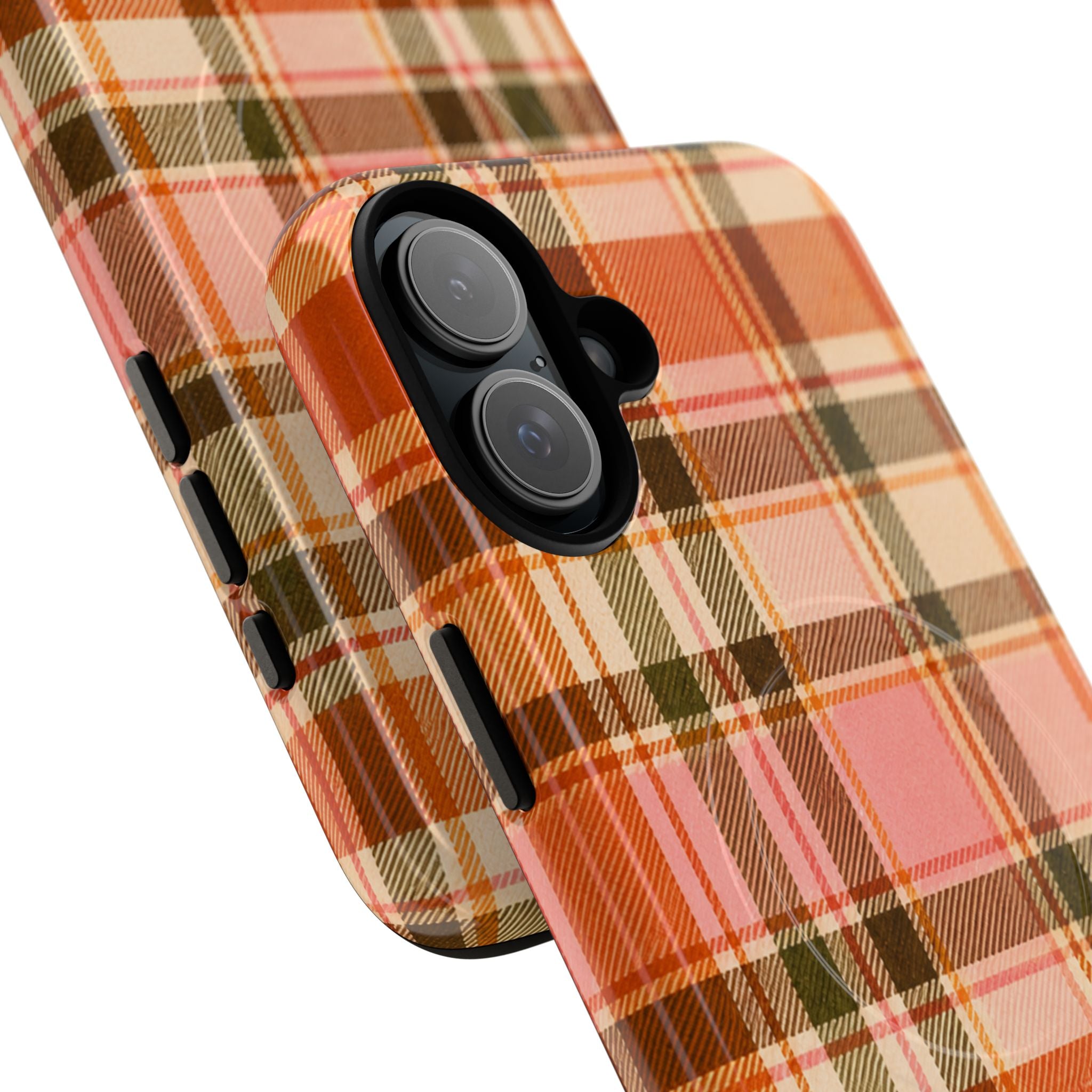 Hello Fall Plaid -Tough Magnetic Phone Case