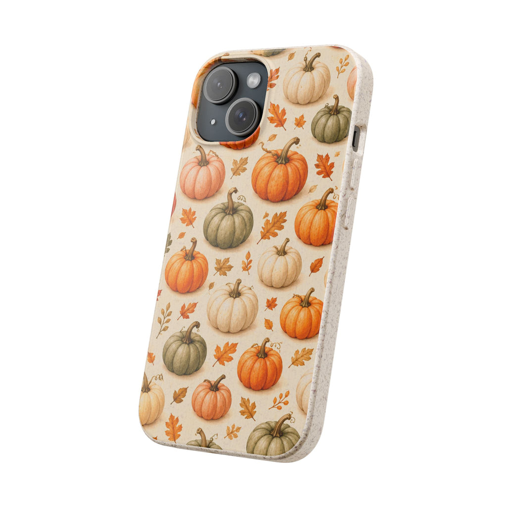 Cabana Pumpkin Patch -Eco-Friendly Biodegradable Phone Case
