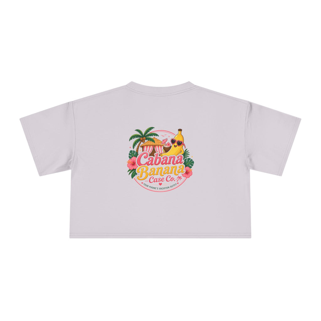Cabana Banana- Crop Tee