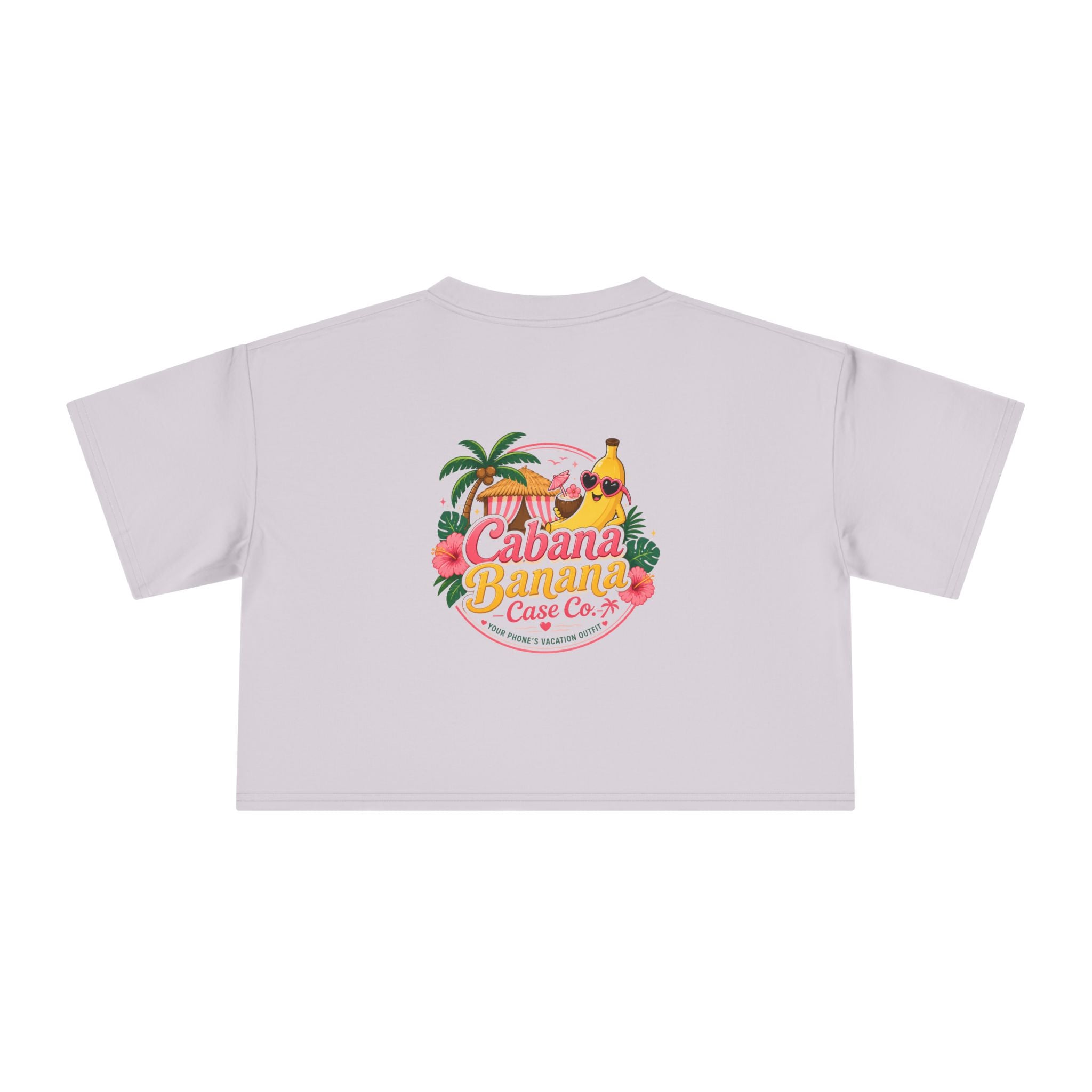 Cabana Banana- Crop Tee