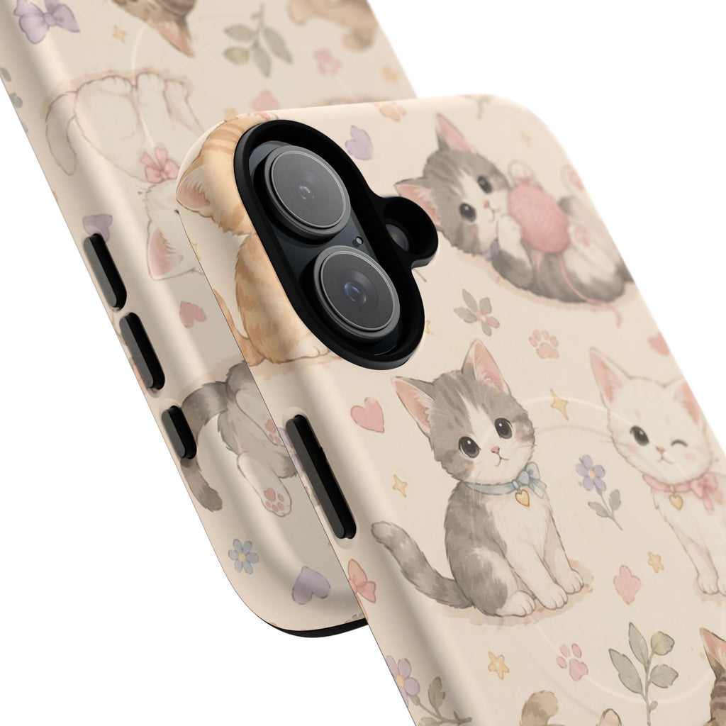 Kitten Cabana Club -Tough Magnetic Phone Case