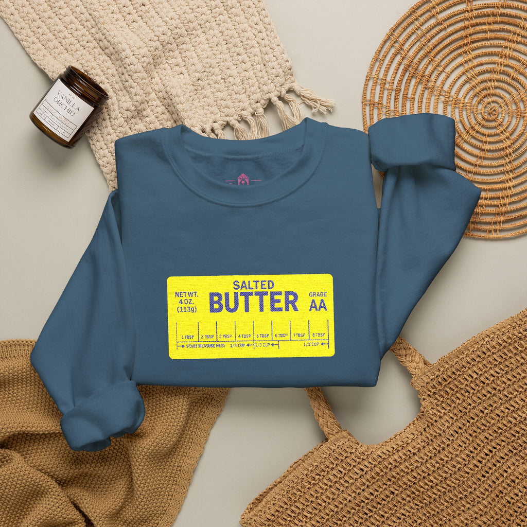 Butter Me Up In The Cabana – Embroidered Sweatshirt