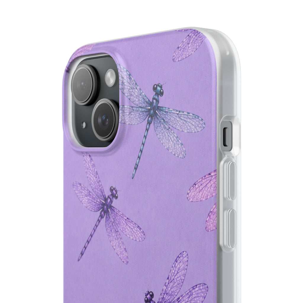 Lavender Dragonfly Dreams-Flexi iPhone & Samsung Phone Case