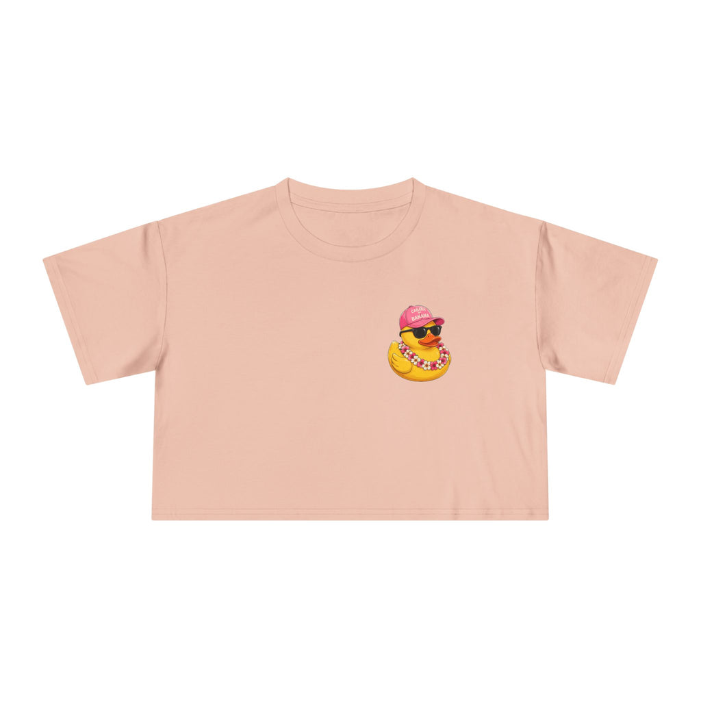 Ducking Out of Reality-Crop Tee Shirt