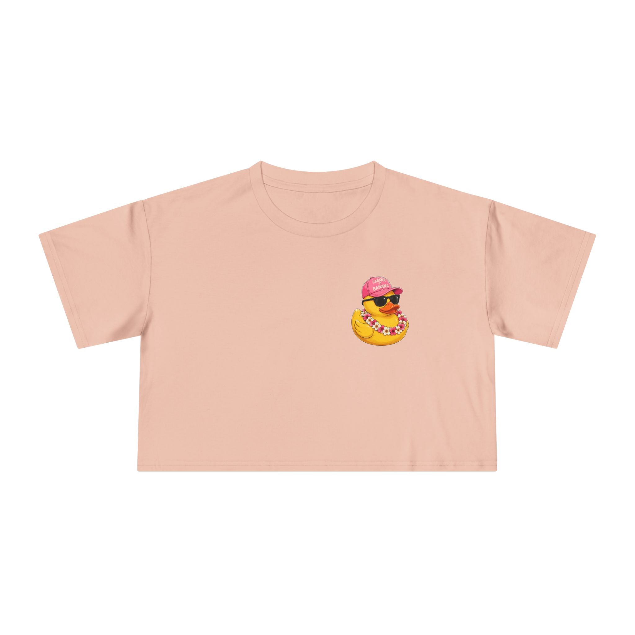 Ducking Out of Reality-Crop Tee Shirt
