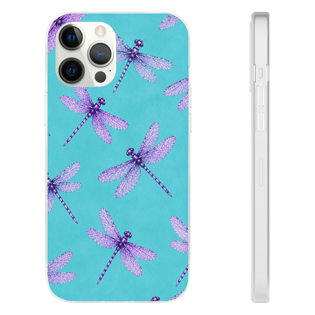 Turquoise Dragonfly Dreams – Flexi iPhone & Samsung Phone Case