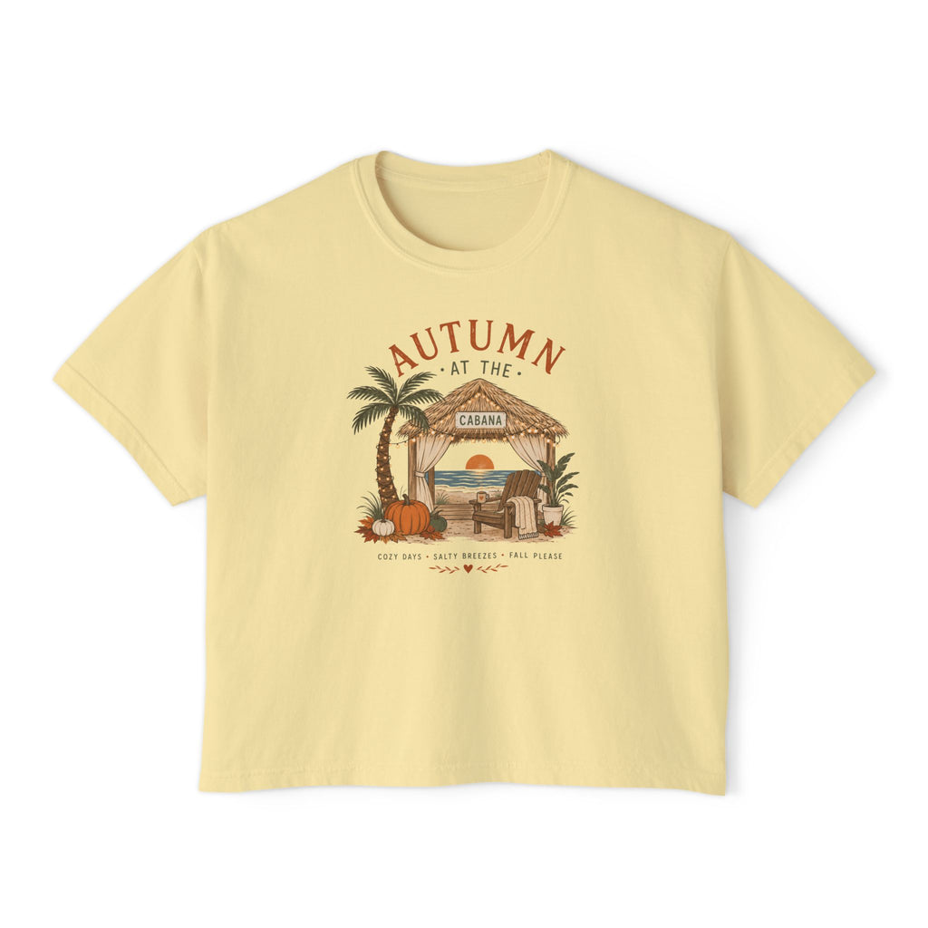 Autumn at the Cabana – Boxy Tee