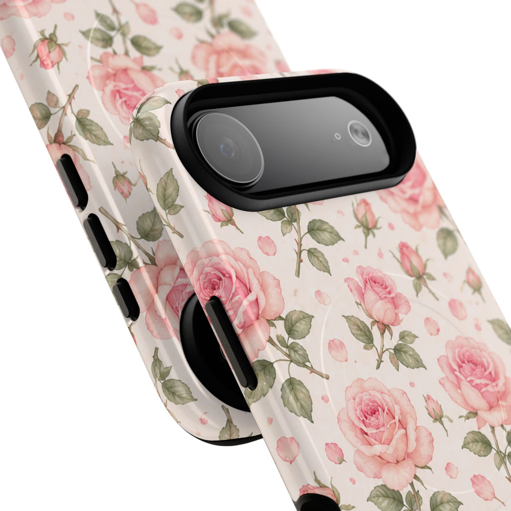 Pink Petals & Paradise- Tough Magnetic Phone Case