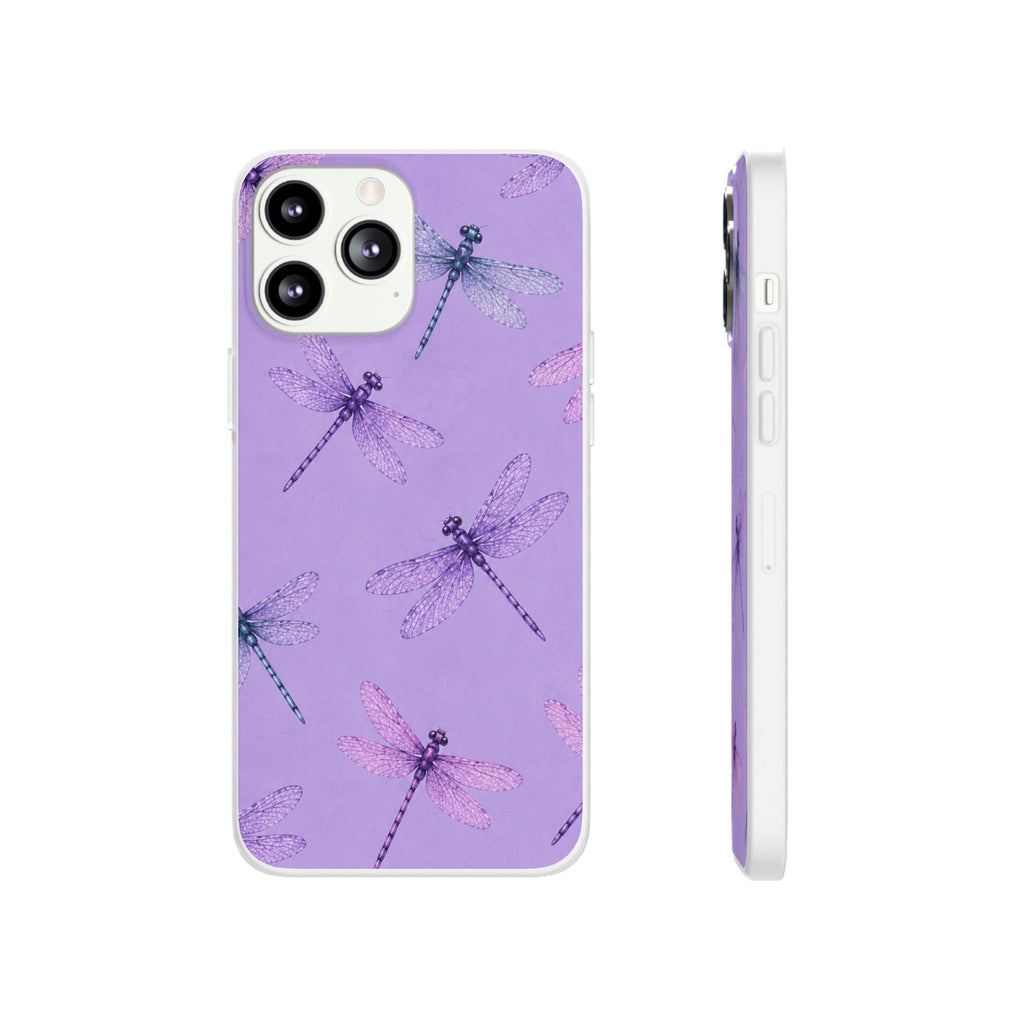 Lavender Dragonfly Dreams-Flexi iPhone & Samsung Phone Case