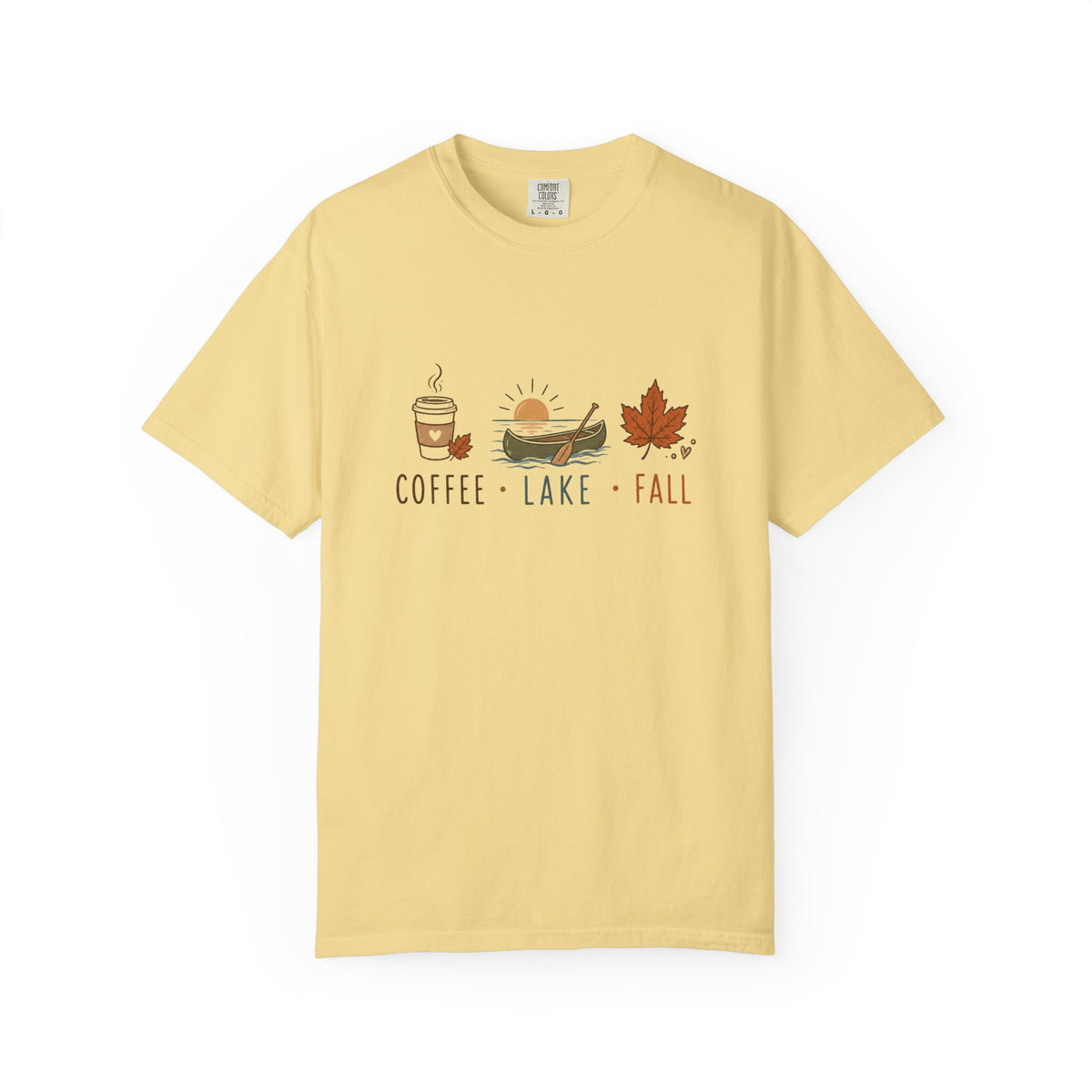 Coffee • Lake • Fall –T-Shirt