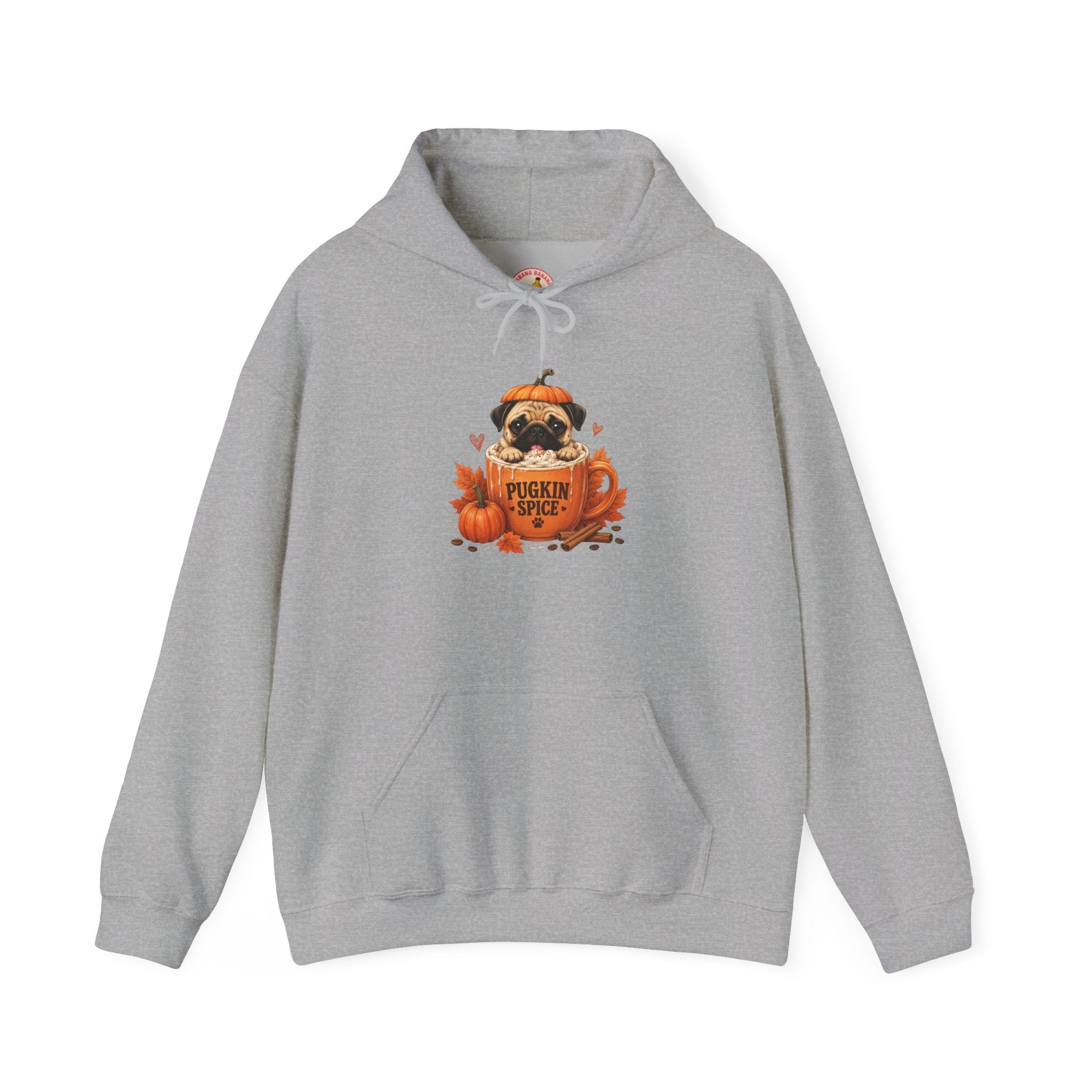 Pumpkin Spice Pug Hoodie — Graphic Sweatshirt