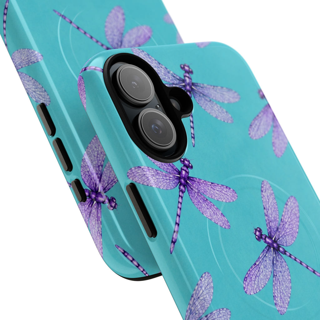 Turquoise Dragonfly Dreams – Tough Magnetic Phone Case