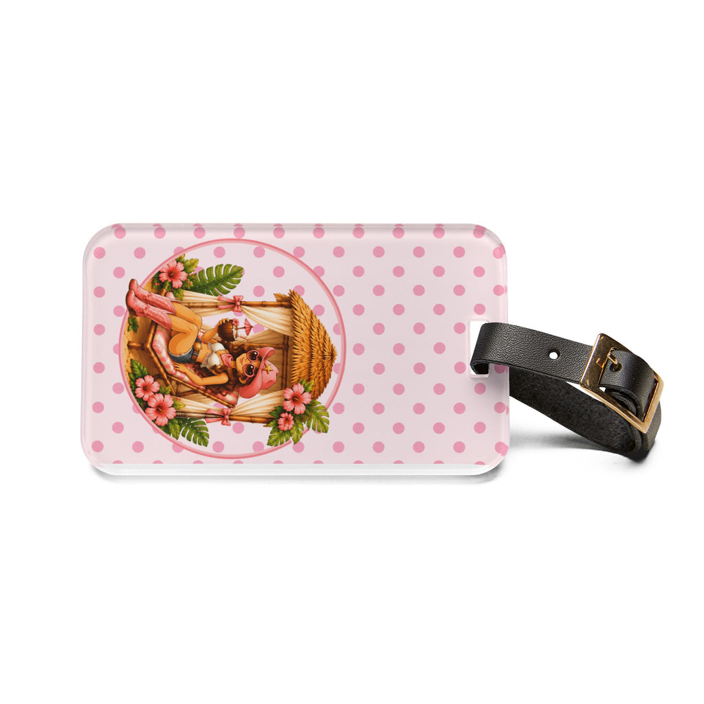 Cabana Cowgirl-Luggage Tag