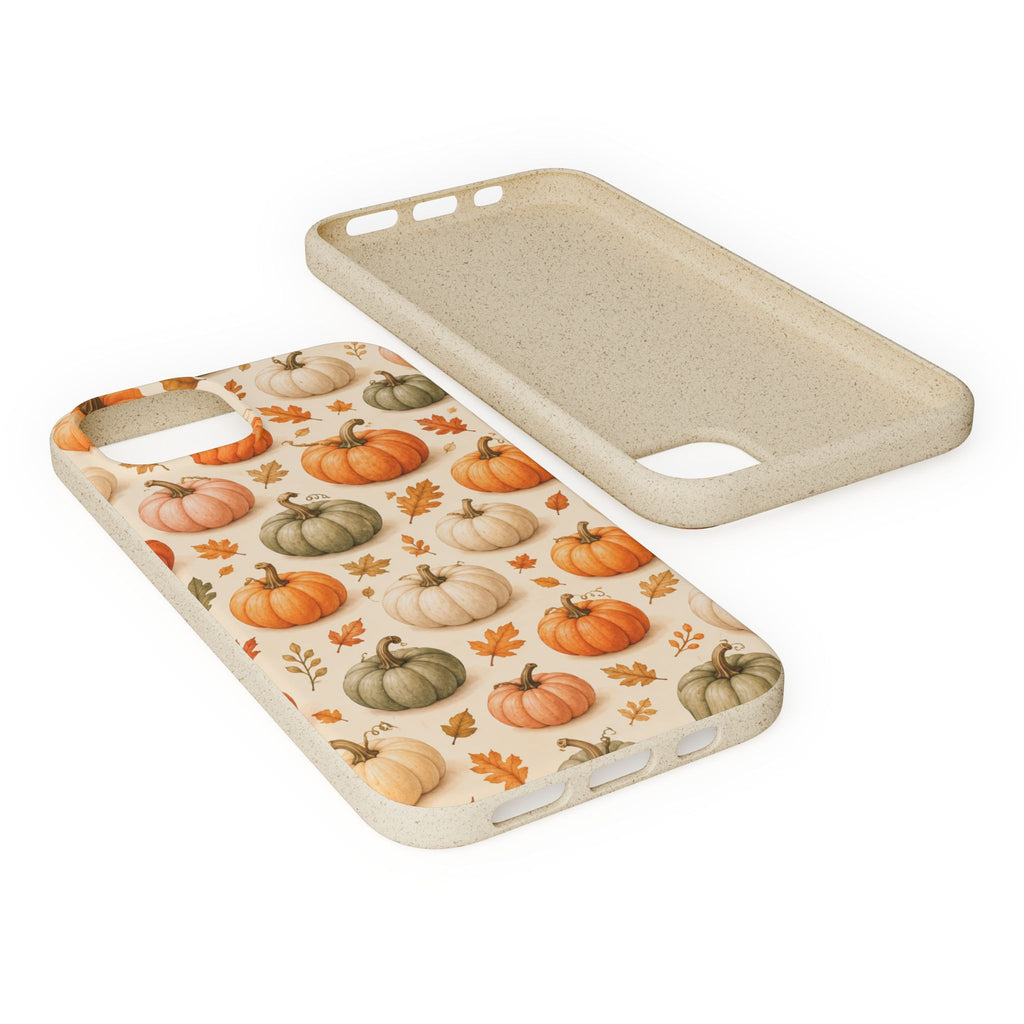Cabana Pumpkin Patch -Eco-Friendly Biodegradable Phone Case