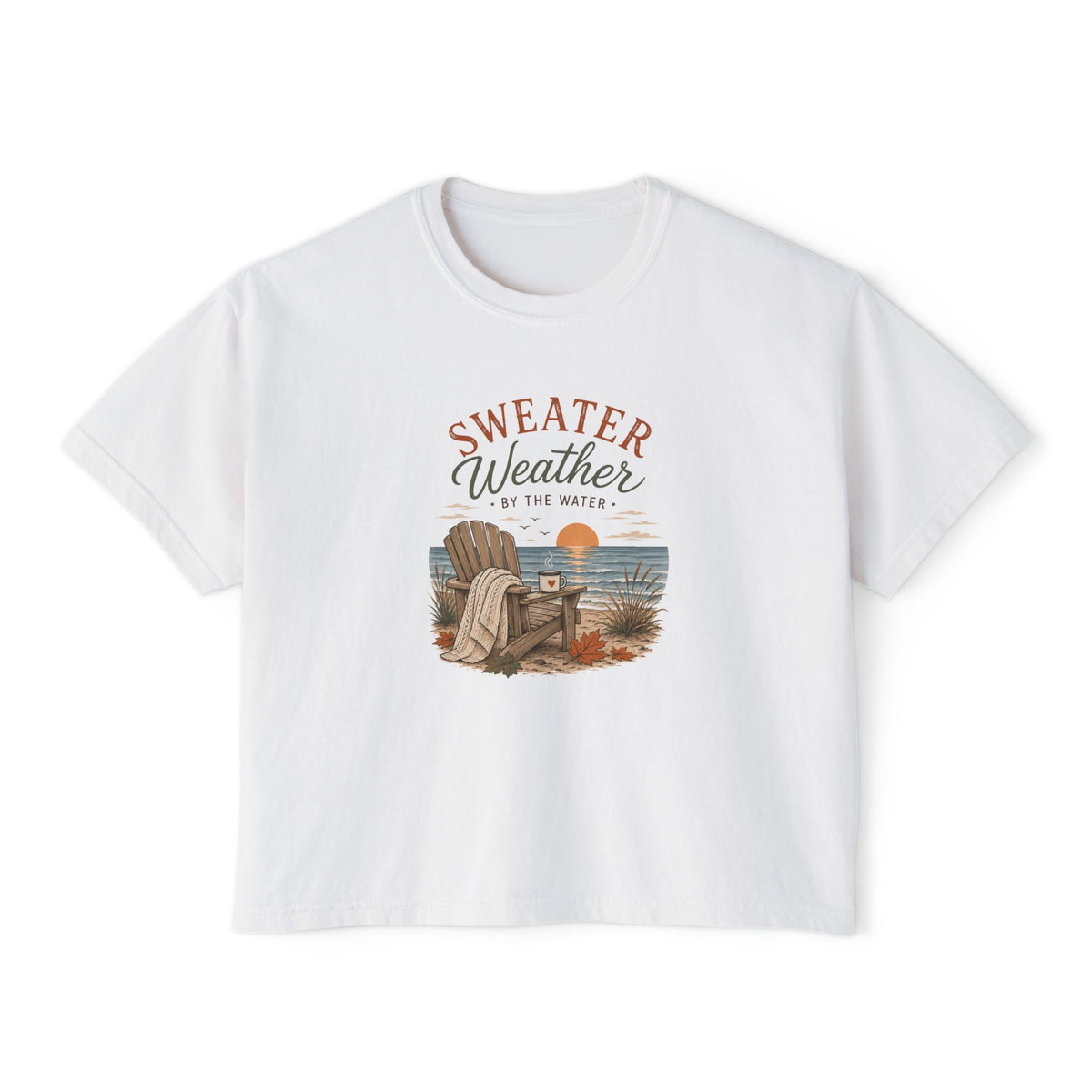 Sweater Weather by the Water – Boxy Tee