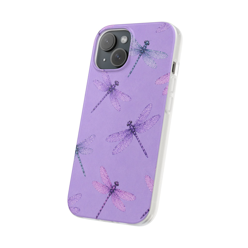 Lavender Dragonfly Dreams-Flexi iPhone & Samsung Phone Case