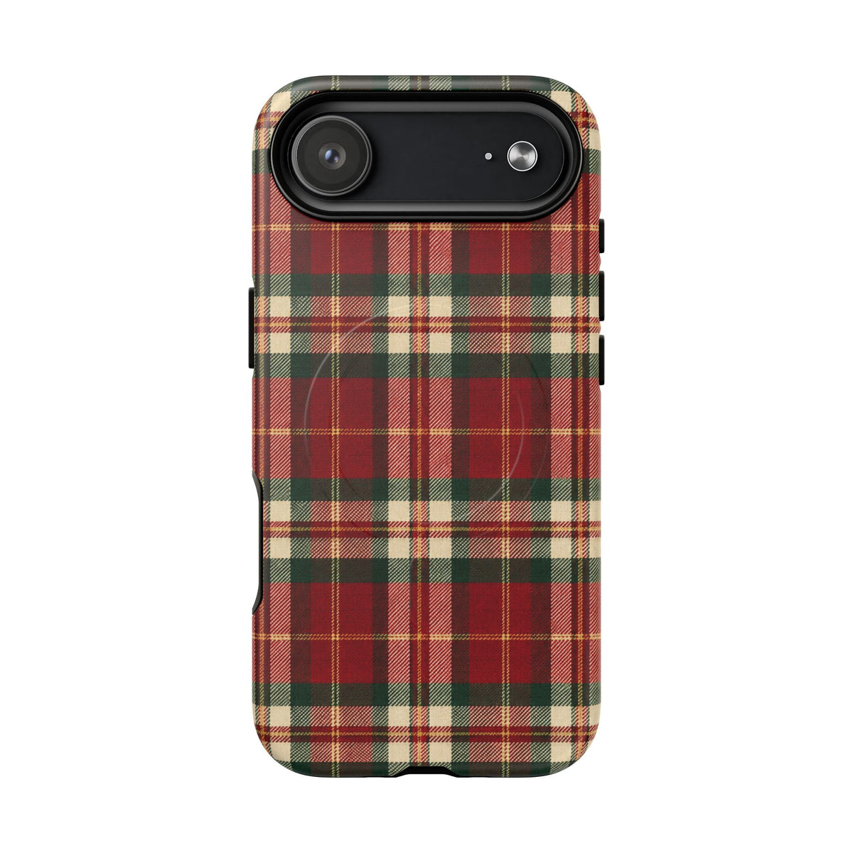 Christmas at the Cabana Plaid -Tough Magnetic Phone Case
